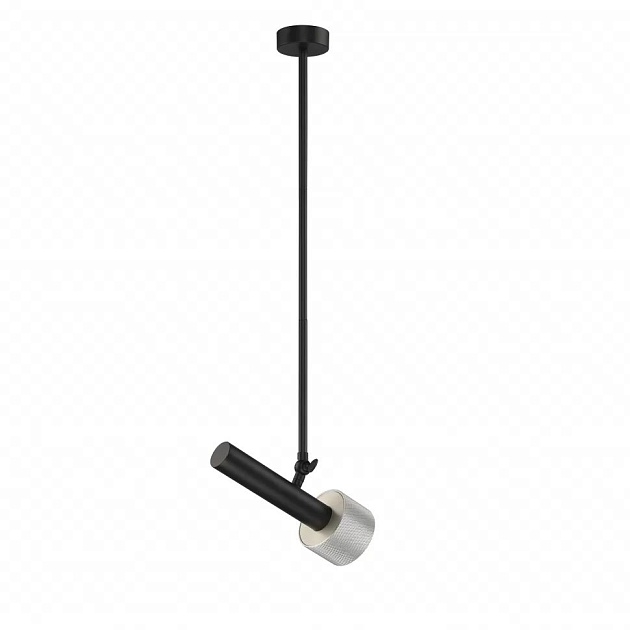 Подвесной светильник iLedex Delta 2361-1 BK+SL изображение 4 Подвесной светильник iLedex Delta 2361-1 BK+SL Фото № 4