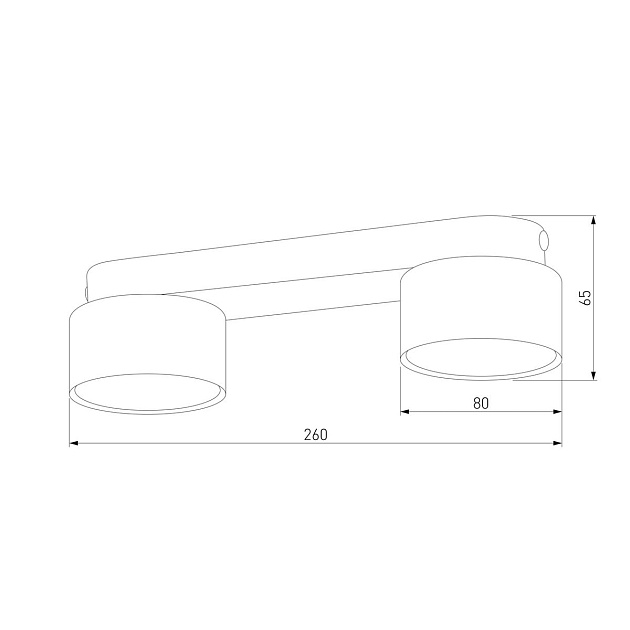 Потолочная люстра TK Lighting 3399 Space Black Фото № 2