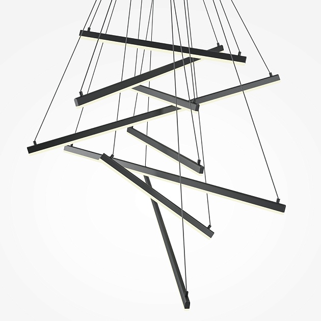 Подвесной светодиодный светильник Maytoni Line MOD016PL-L96BK Фото № 6