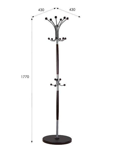 Напольная вешалка Мебелик Д 1 002525 Фото № 3