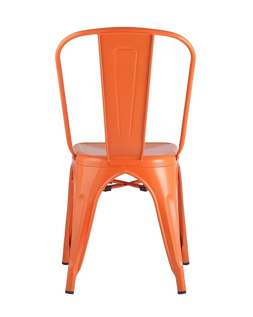 Барный стул Tolix оранжевый глянцевый YD-H440B LG-05 изображение 3 Барный стул Tolix оранжевый глянцевый YD-H440B LG-05 Фото № 3