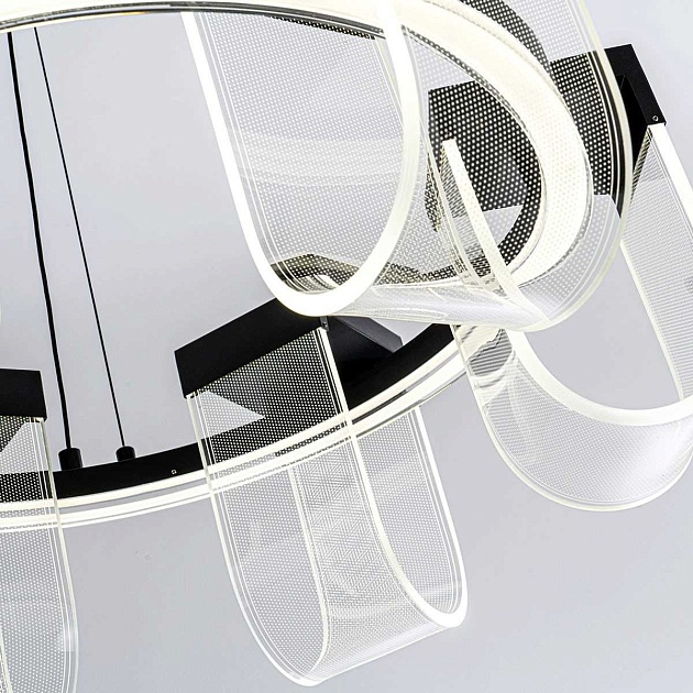 Подвесной cветильник LED4U L7707-600 BK Фото № 2