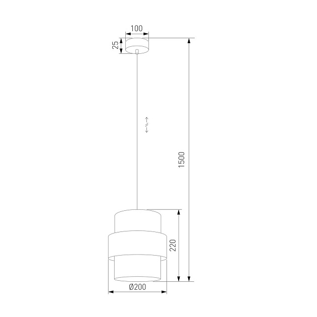 Подвесной светильник TK Lighting 5401 Calisto Фото № 2