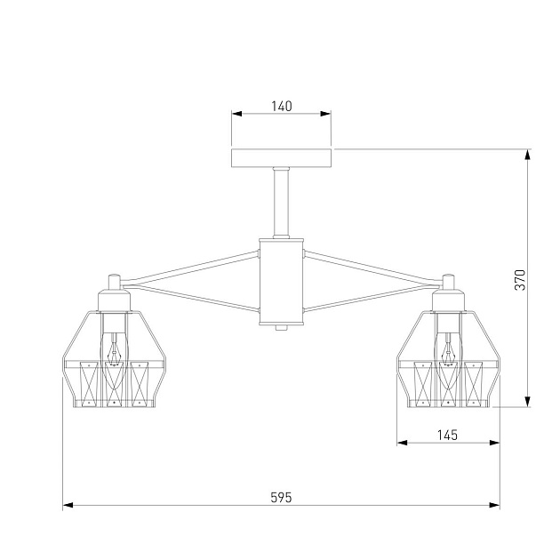 Потолочная люстра Eurosvet 70075/5 белый Фото № 2