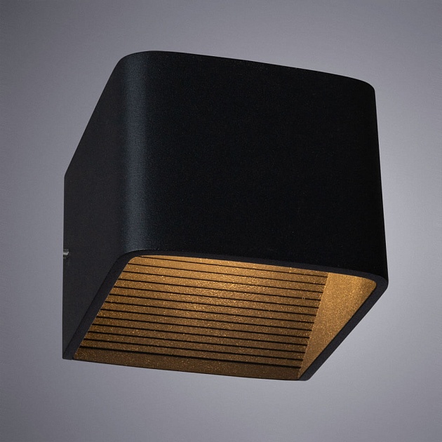 Настенный светодиодный светильник Arte Lamp Scatola A1423AP-1BK изображение 4 Настенный светодиодный светильник Arte Lamp Scatola A1423AP-1BK Фото № 4