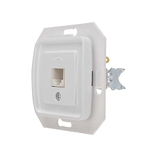 DEA Розетка Телефон RJ11 с/у мех. Бел KRANZ KR-78-0222 1