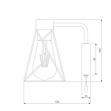 Бра Eurosvet Trappola 70107/1 белый 3