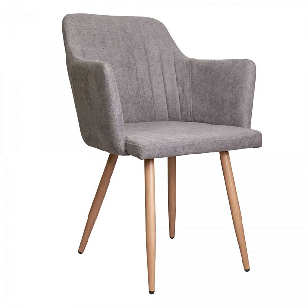 Кресло AksHome Brit светло-серый, ткань 63397 Фото № 1