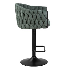 Стул барный DOBRIN LEON (зеленая ткань (LAR 275-23)) 9690-LM LEON 3
