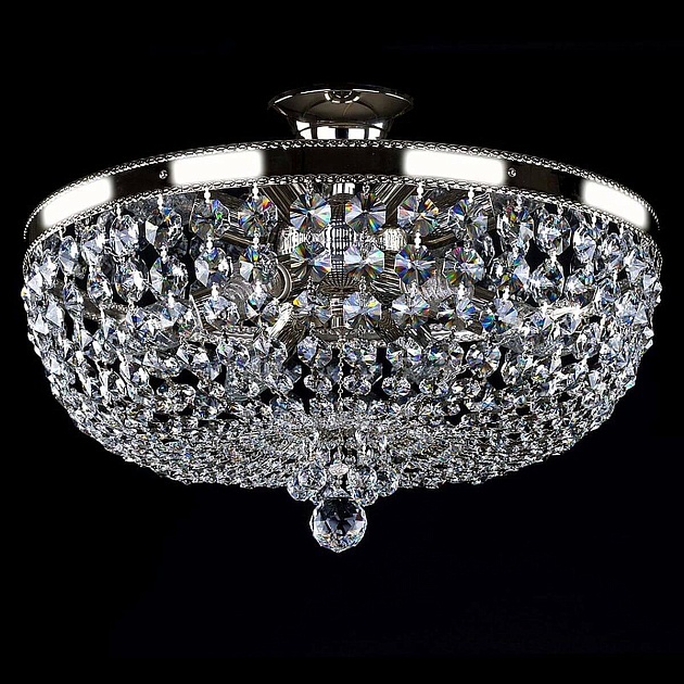 Потолочный светильник Artglass Gerta Dia 450 Nickel CE Фото № 1