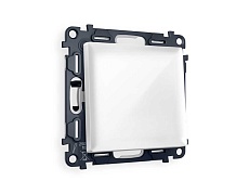 Комплект механизма 1-кл перекрестного выключателя AMBRELLA VOLT ALFA Белый глянец QUANT (AP1010, VM112)