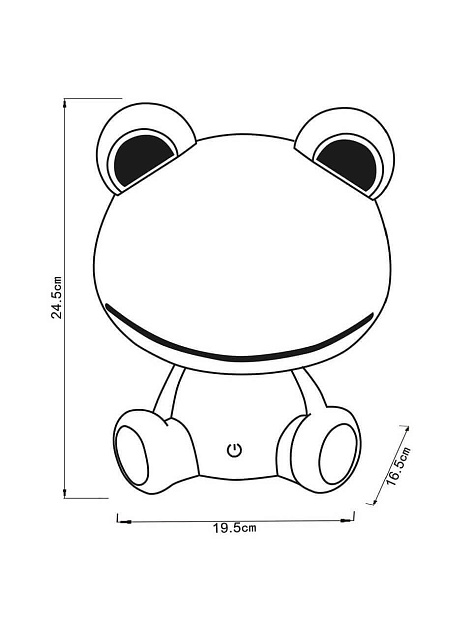 Настольная лампа Lucide Dodo Frog 71592/03/85 изображение 2 Настольная лампа Lucide Dodo Frog 71592/03/85 Фото № 2