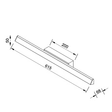Настенный светильник Mantra LINEAL 8963 1