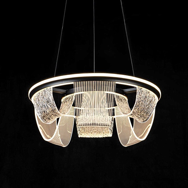 Подвесной cветильник LED4U L7706-460 BK изображение 3 Подвесной cветильник LED4U L7706-460 BK Фото № 3