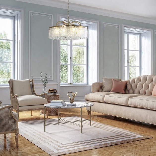 Подвесная люстра Indigo Prosecco 12033/8P Brass V000378 изображение 4 Подвесная люстра Indigo Prosecco 12033/8P Brass V000378 Фото № 4