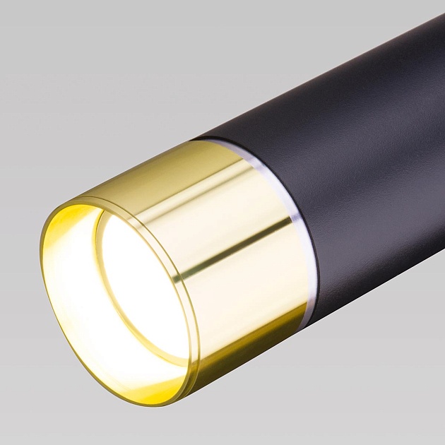 Подвесной светильник Eurosvet DLN107 GU10 черный/золото изображение 4 Подвесной светильник Eurosvet DLN107 GU10 черный/золото Фото № 4