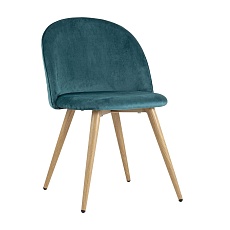 Кухонный стул Stool Group Лион велюр с ромбами аквамарин DC-69030A HLR-60