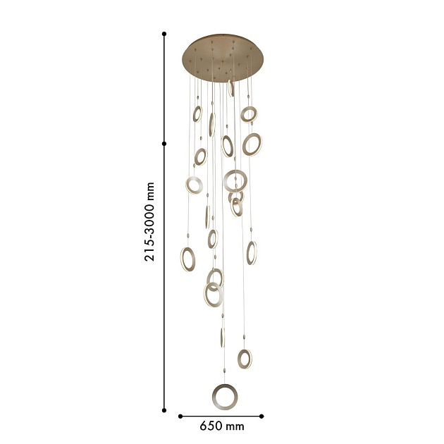 Подвесная светодиодная люстра Favourite Jongleur 4322-20P Фото № 2
