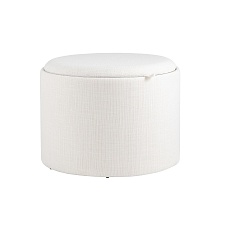 Пуф с ящиком Stool Group Хюгге L рогожка белая 19B260LLP YX1828-1