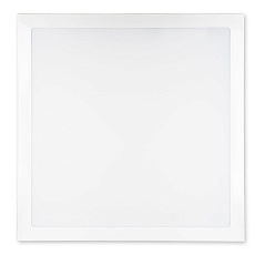 Встраиваемая светодиодная панель Uniel ULP-6060 40W/3000K IP54 Clip-In Cuatro Opal Smooth UL-00011988