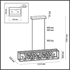 Подвесная люстра Odeon Light BILD 5065/65L 2