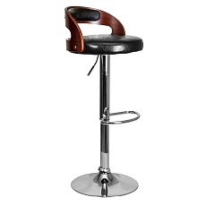 Барный стул AksHome Bruno чёрный, экокожа 31844