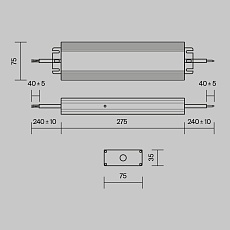 Блок питания Maytoni PSL008-250W-48V-IP67 3