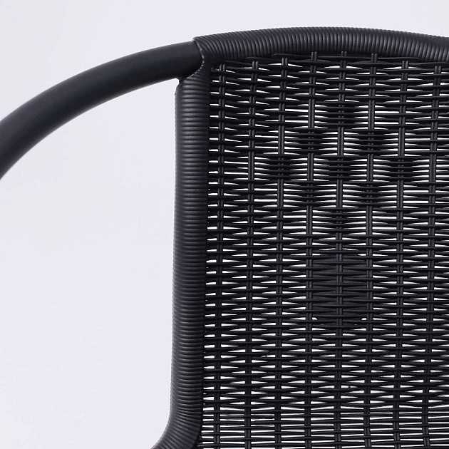 Садовое кресло AksHome Verona PP, ротанг -черный/сталь-черная 94003 Фото № 7