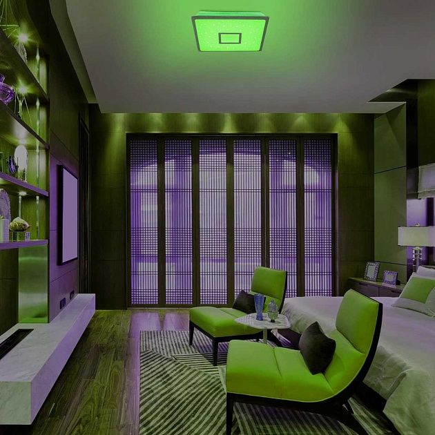 Потолочный светодиодный светильник Citilux Старлайт Смарт CL703AK50G изображение 9 Потолочный светодиодный светильник Citilux Старлайт Смарт CL703AK50G Фото № 9