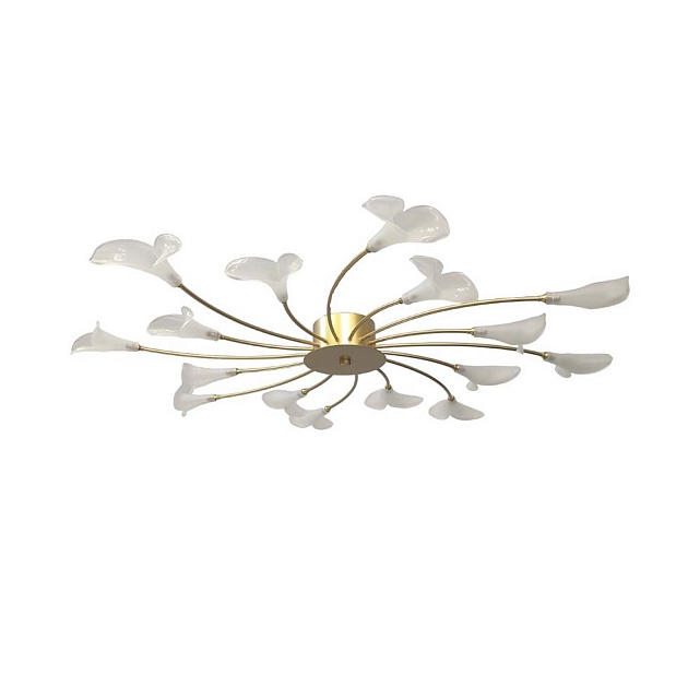 Потолочная люстра ЭкономСвет 11120/16GD WT изображение 1 Потолочная люстра ЭкономСвет 11120/16GD WT Фото № 1