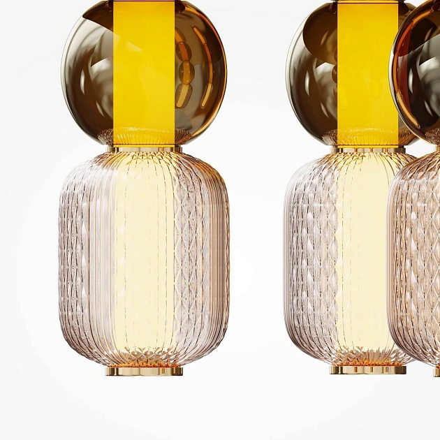 Потолочная светодиодная люстра Maytoni Drop MOD273CL-L60G3K изображение 4 Потолочная светодиодная люстра Maytoni Drop MOD273CL-L60G3K Фото № 4