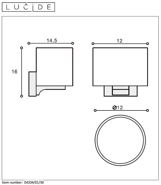 Подсветка для зеркал Lucide Jenno 04204/01/30 изображение 5 Подсветка для зеркал Lucide Jenno 04204/01/30 Фото № 5