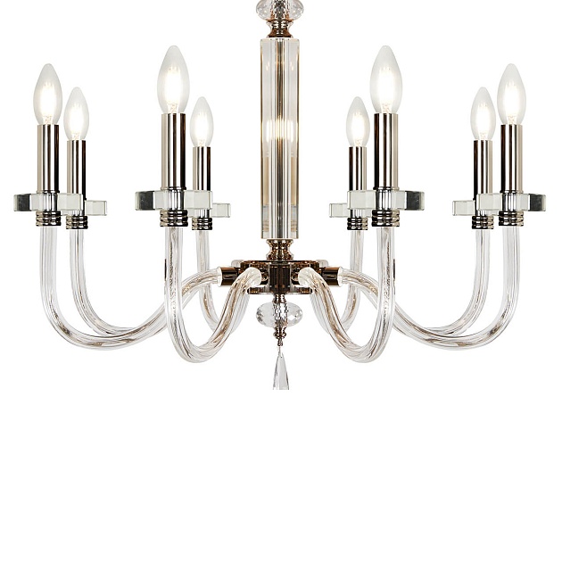 Подвесная люстра iLamp Vibe P9474-8 Nickel изображение 3 Подвесная люстра iLamp Vibe P9474-8 Nickel Фото № 3