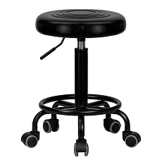 Табурет мастера DOBRIN BILLY BLACK (чёрный) 3051_BlackBase-LM BILLY BLACK