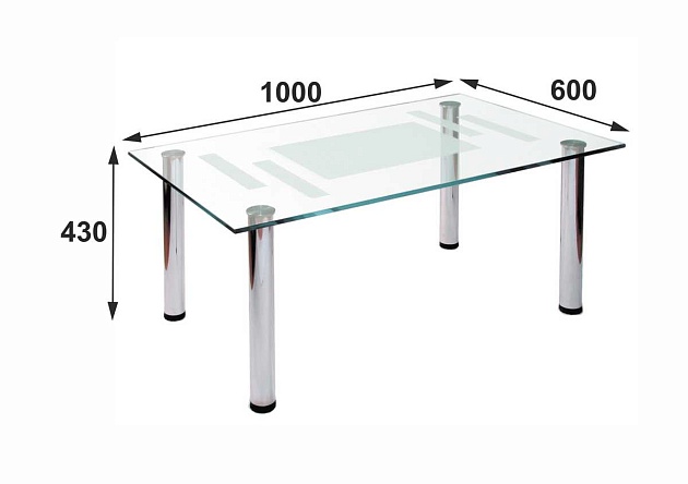 Журнальный стол Мебелик Робер 10М 000836 изображение 3 Журнальный стол Мебелик Робер 10М 000836 Фото № 3