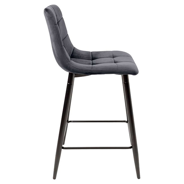 Барный стул AksHome Mia темно-серый, велюр 78868 изображение 5 Барный стул AksHome Mia темно-серый, велюр 78868 Фото № 5