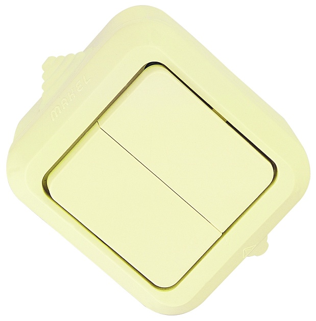 Выключатель двухклавишный Makel 18201 Фото № 1