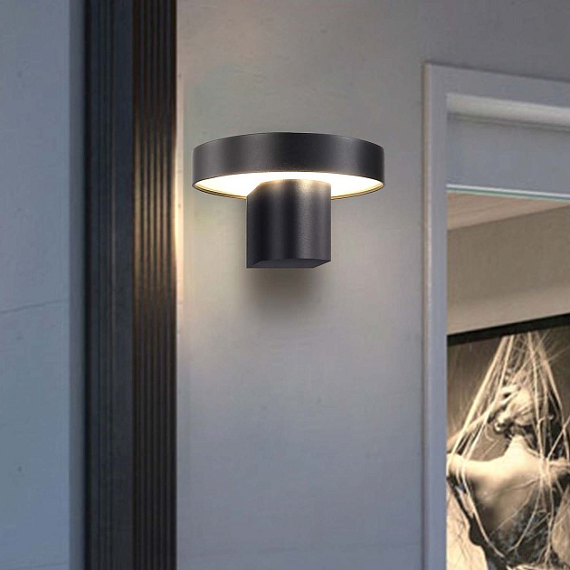 Уличный настенный светодиодный светильник Favourite Grybas 4640-1W изображение 6 Уличный настенный светодиодный светильник Favourite Grybas 4640-1W Фото № 6