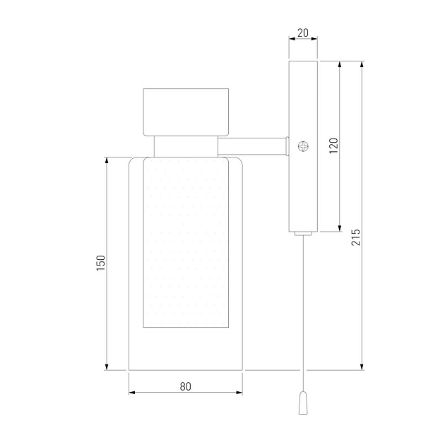 Бра Eurosvet Amado 70115/1 белый Фото № 2