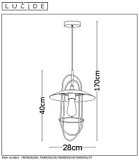 Подвесной светильник Lucide Masson 74309/01/37 4