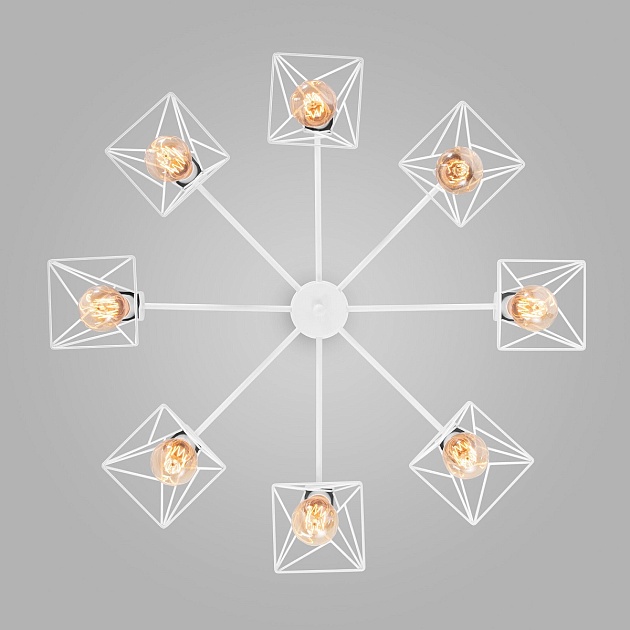 Потолочная люстра Eurosvet Trappola 70107/8 белый Фото № 3