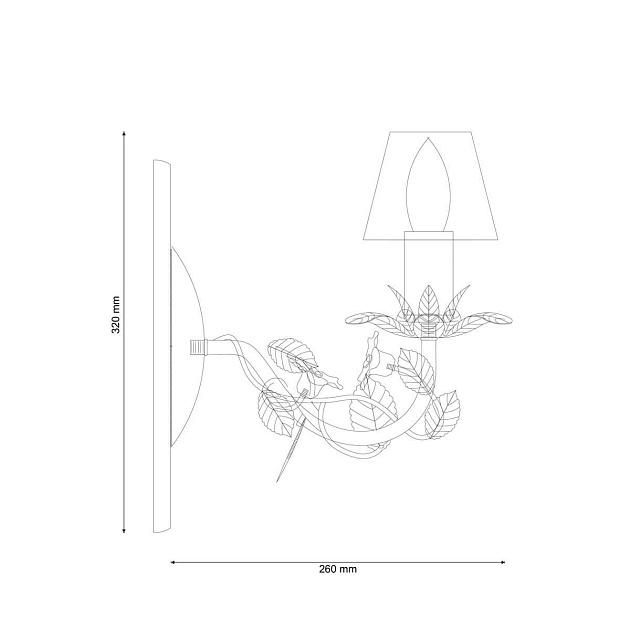 Бра Lucia Tucci Fiori Di Rose W107.1 Фото № 2