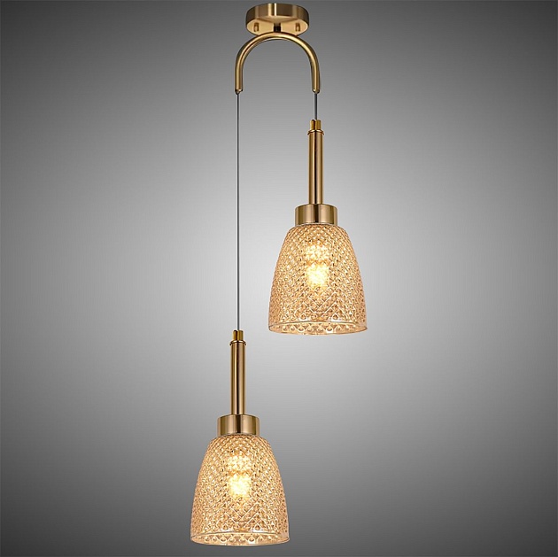 Подвесной светильник Reluce 09011-0.9-02 Amber Фото № 3