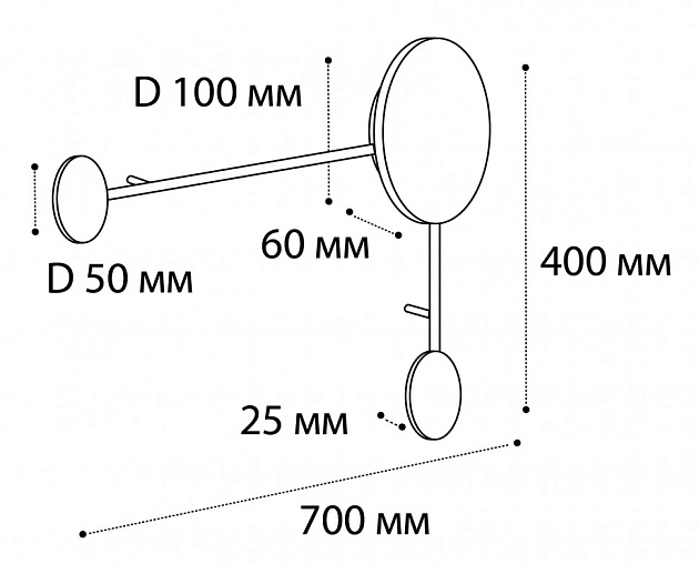 Настенный светодиодный светильник Italline IT03-1436 black Фото № 2