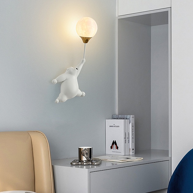 Настенное бра Lightera Bears LE223W-1WA Фото № 3