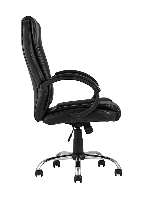 Кресло руководителя TopChairs Atlant черное D-430 black изображение 2 Кресло руководителя TopChairs Atlant черное D-430 black Фото № 2
