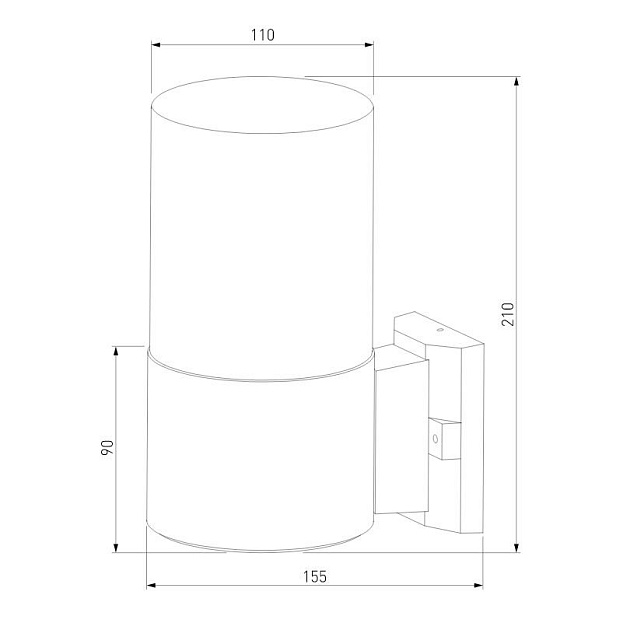 Уличный настенный светильник Elektrostandard Roil 35125/U a055630 Фото № 2