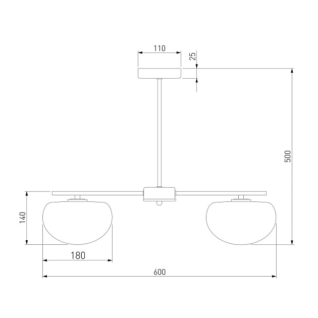 Подвесная люстра Eurosvet Like 30190/3 латунь Фото № 2
