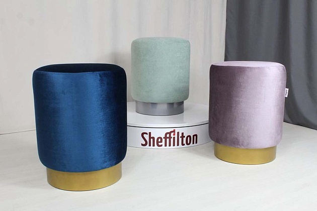 Пуф Sheffilton SHT-B8 ледяная лаванда/золото 2052751101 изображение 2 Пуф Sheffilton SHT-B8 ледяная лаванда/золото 2052751101 Фото № 2