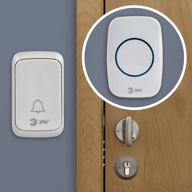 Звонок беспроводной ЭРА C89 Б0054090 Фото № 1